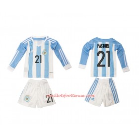 Maillot/Tenue Argentine Pastore 21 Enfant Domicile 2016 Manche Longue