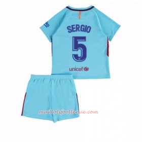 Maillot/Tenue Barcelone Sergio Busquets 5 Enfant Exterieur 2017/2018