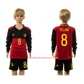 Maillot/Tenue Belgique Manche Longue Fellaini 8 Enfant Domicile 2016