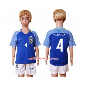 Maillot/Tenue Brésil David Luiz 4 Enfant Exterieur 2016