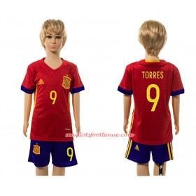 Maillot/Tenue Espagne Torres 9 Enfant Domicile 2016