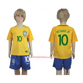 Maillot/Tenue Brésil Neymar JR 10 Enfant Domicile 2016