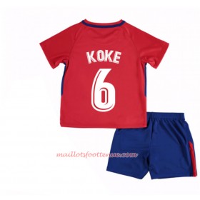 Maillot/Tenue Atletico Madrid Koke 6 Enfant Domicile 2017/2018