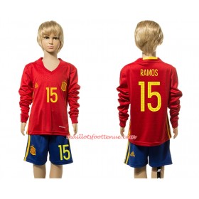 Maillot/Tenue Espagne Manche Longue Ramos 15 Enfant Domicile 2016