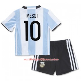 Maillot/Tenue Argentine Lionel Messi 10 Enfant Domicile 2016