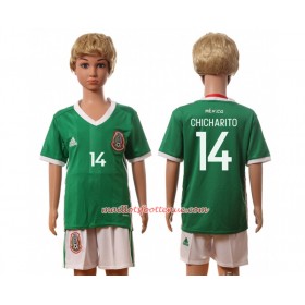 Maillot/Tenue Mexique Chicharito 14 Enfant Domicile 2016