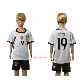 Maillot/Tenue Allemagne Gotze 19 Enfant Domicile 2016