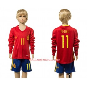 Maillot/Tenue Espagne Manche Longue Pedro 11 Enfant Domicile 2016