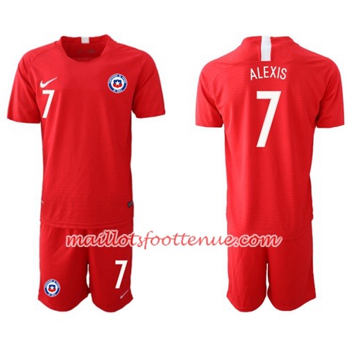 Maillot domicile original Chili 2018/19 Alexis Sánchez #7 taille S