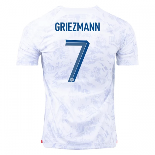 Flocage Griezmann #7 - Maillot Domicile France EURO 2016 - Blanc - Pour Collectionneurs