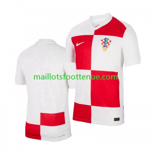 Maillot Domicile Croatie 2002-2004 – Nike, Taille M – Blanc, Manches Courtes