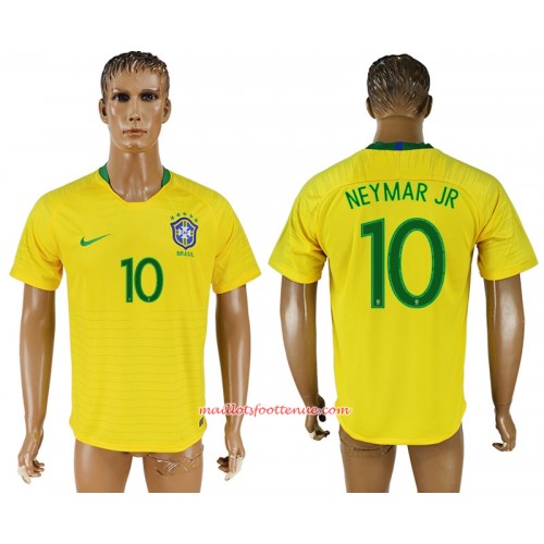 Maillot/Tenue Brésil Neymar Jr 10 Domicile Coupe du monde 2018
