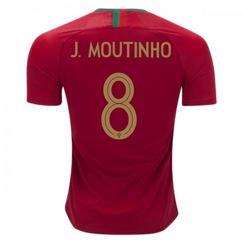 Maillot/Tenue Portugal Joao Moutinho 8 Domicile Coupe du monde 2018