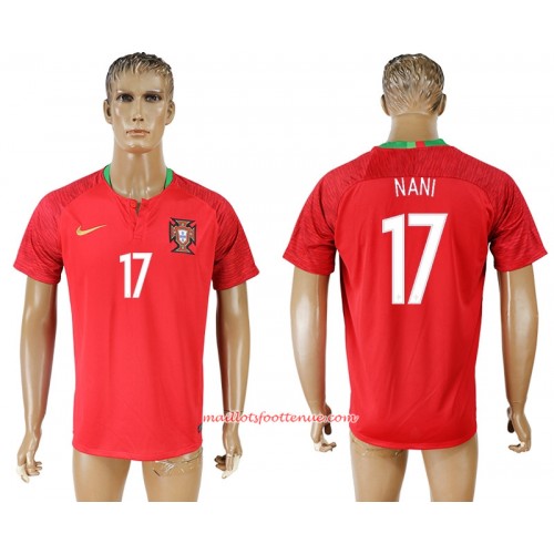 Maillot/Tenue Portugal Nani 17 Domicile Coupe du monde 2018