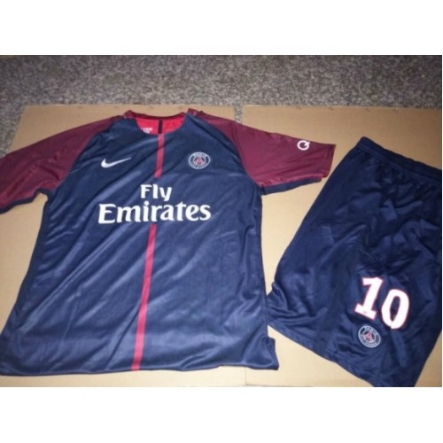 Lot De 8 FLOCAGE OFFICIEL PSG NEYMAR JR 10 HOME JUNIOR 2017