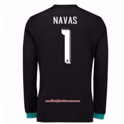Maillot/Tenue Real Madrid Manche Longue Gardien Keylor Navas 1 Exterieur 2017/2018