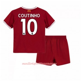 Maillot/Tenue Liverpool Mario Philippe Coutinho 10 Enfant Domicile 2017/2018