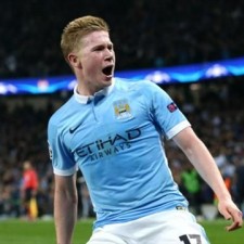 De Bruyne le premier but du match, Manchester City 3-1 Arsenal